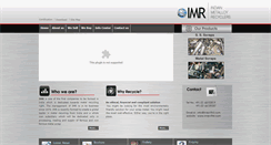 Desktop Screenshot of imrpvtltd.com